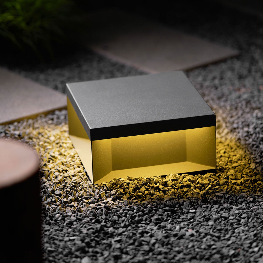 Obsidian Box Post Light