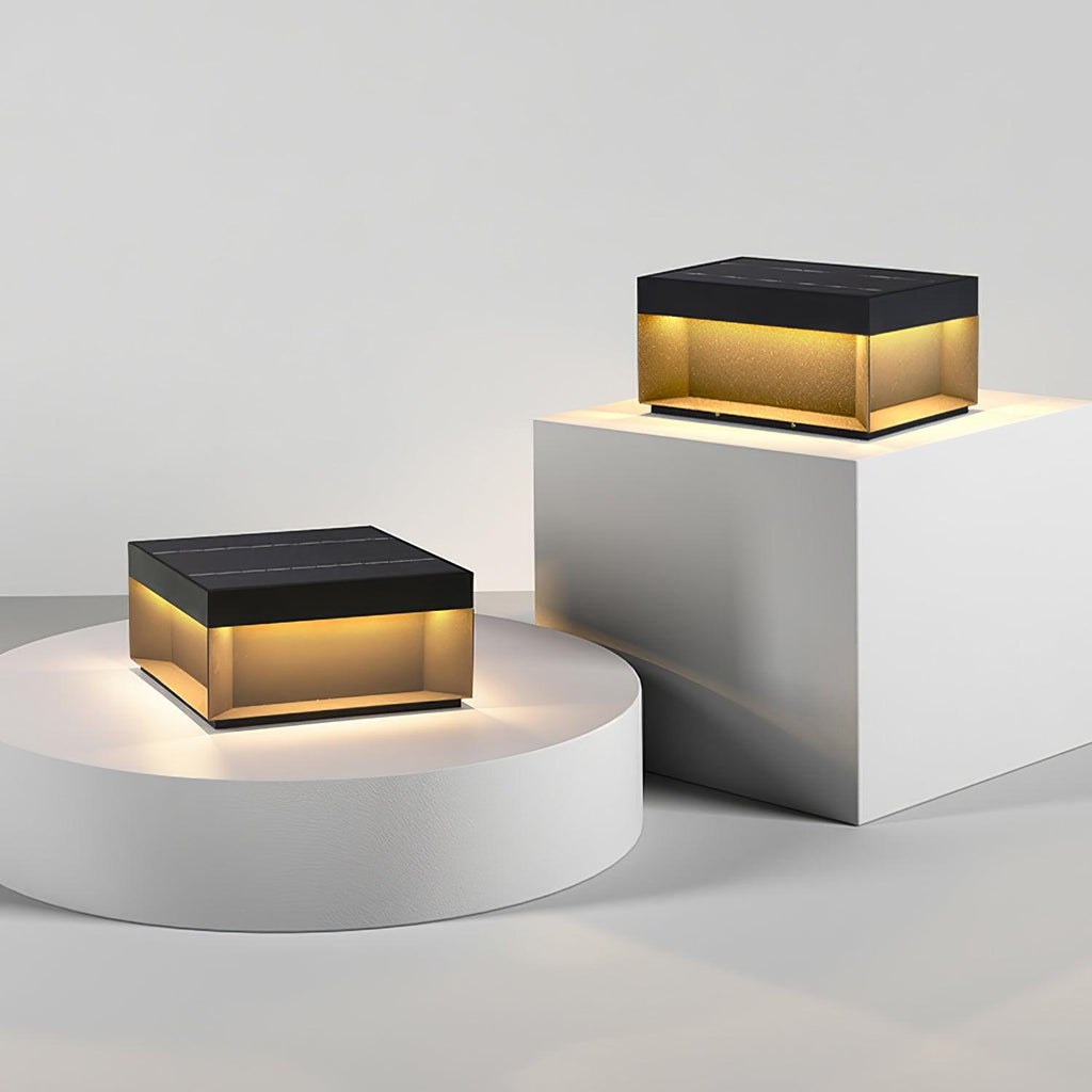 Obsidian Box Post Light