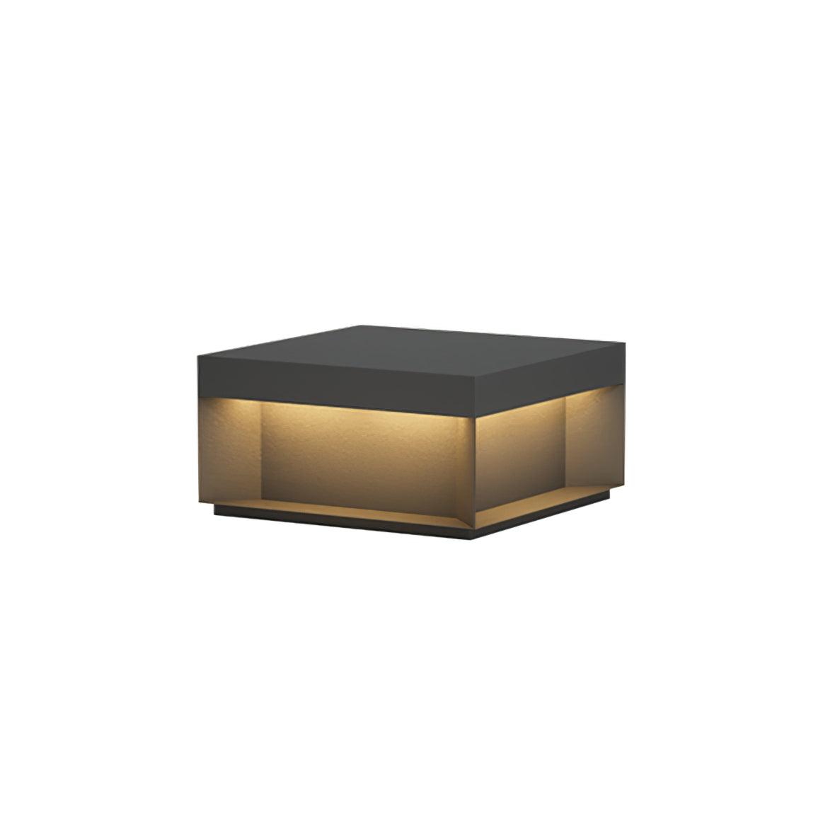 Obsidian Box Post Light