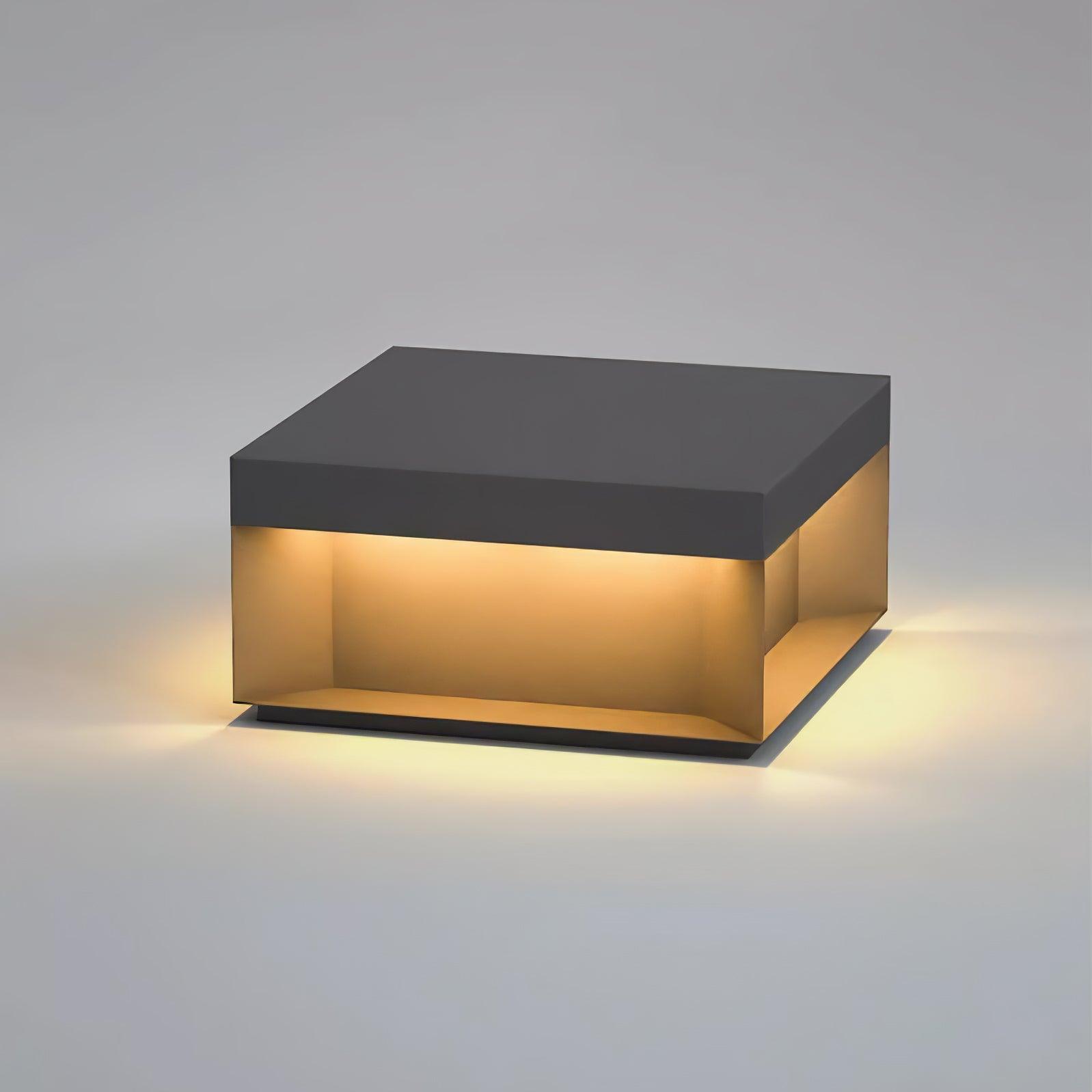 Obsidian Box Post Light