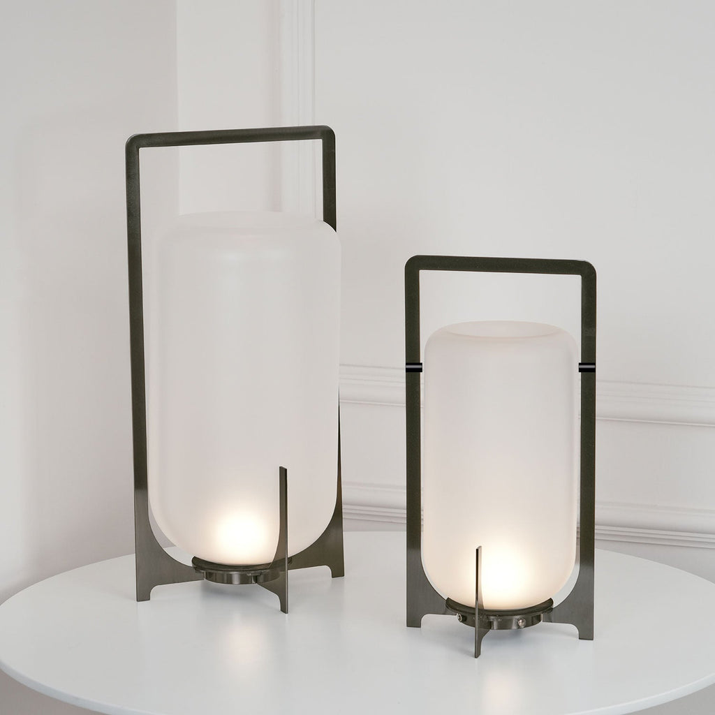 Twilight Sculpted Lantern Lamp