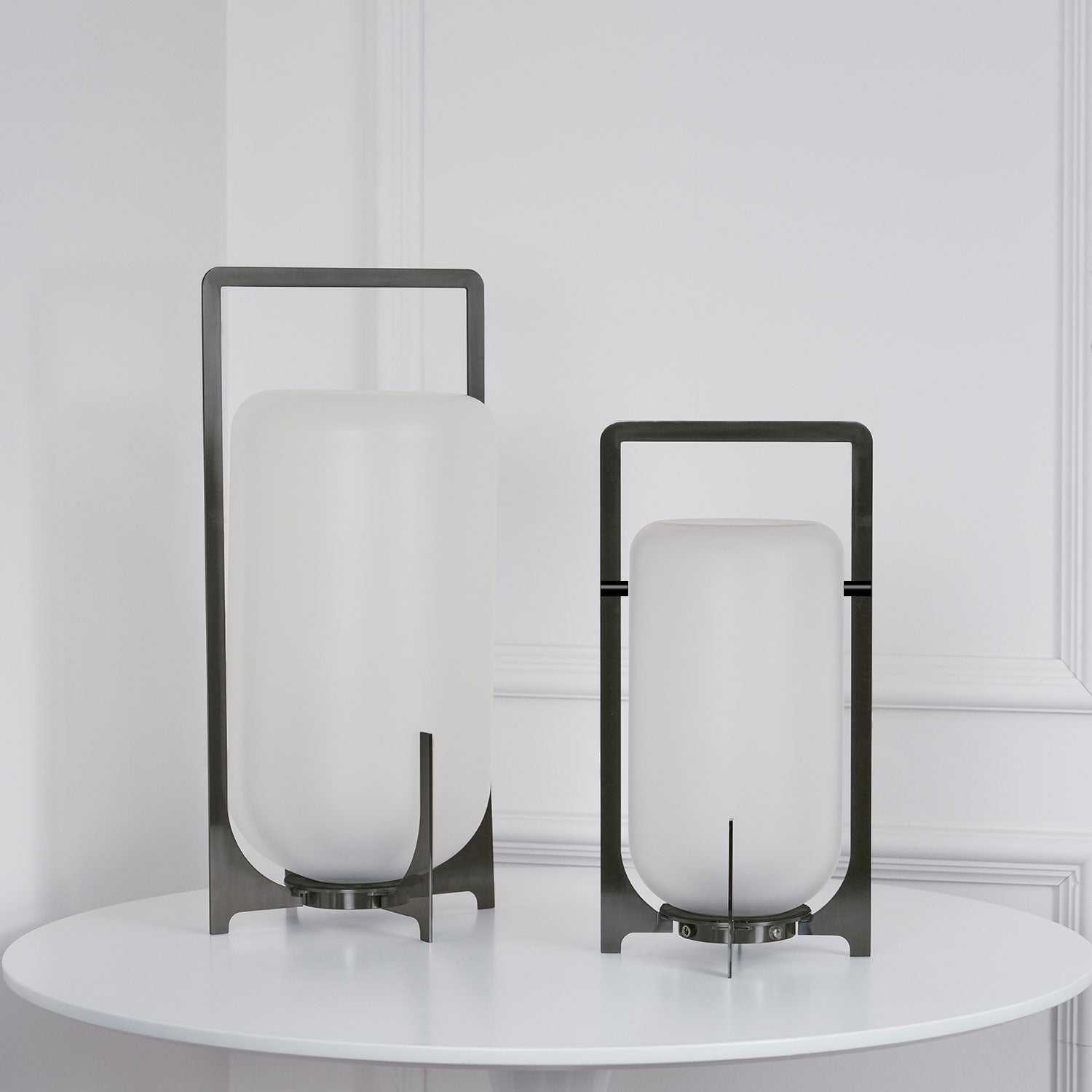 Twilight Sculpted Lantern Lamp