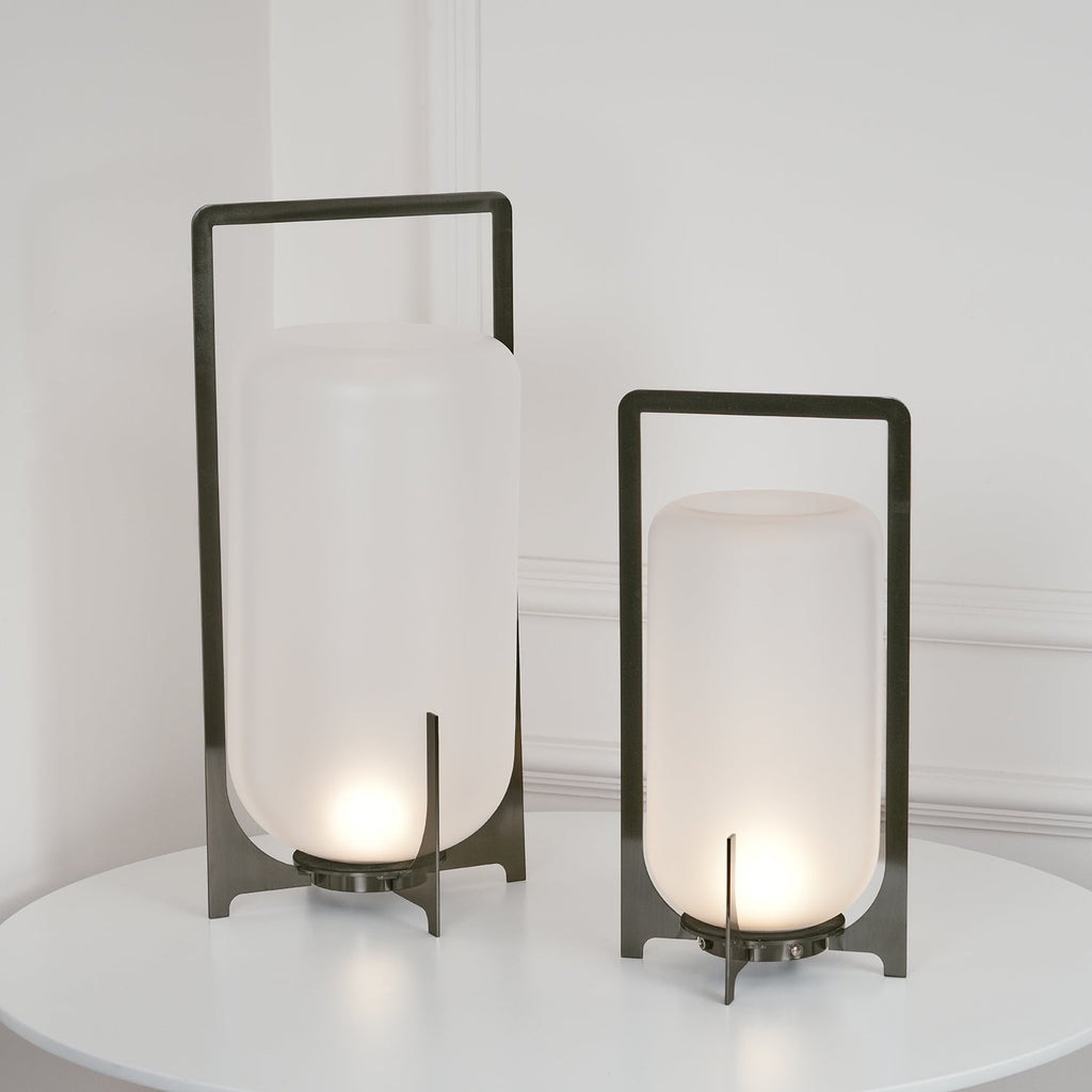Twilight Sculpted Lantern Lamp