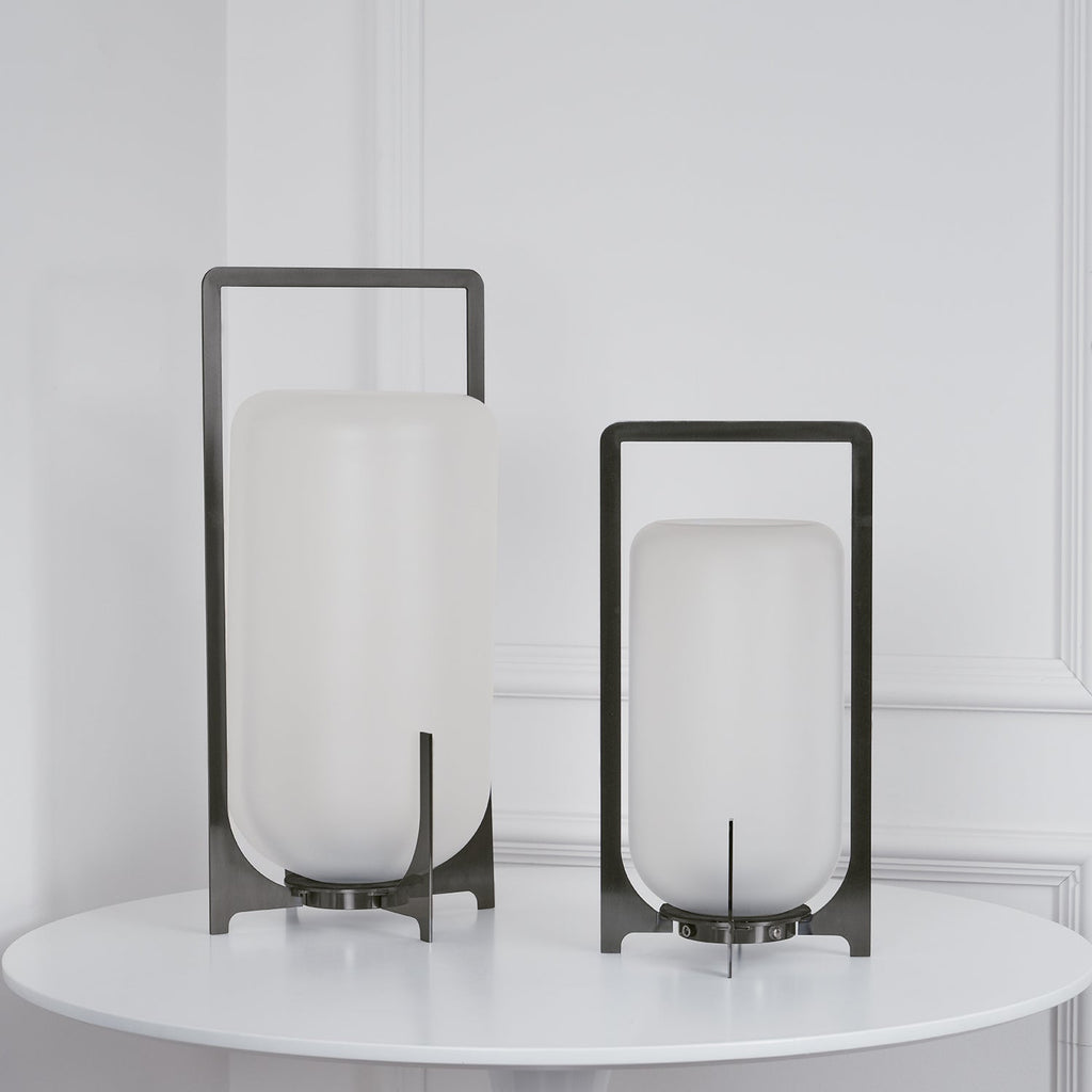 Twilight Sculpted Lantern Lamp