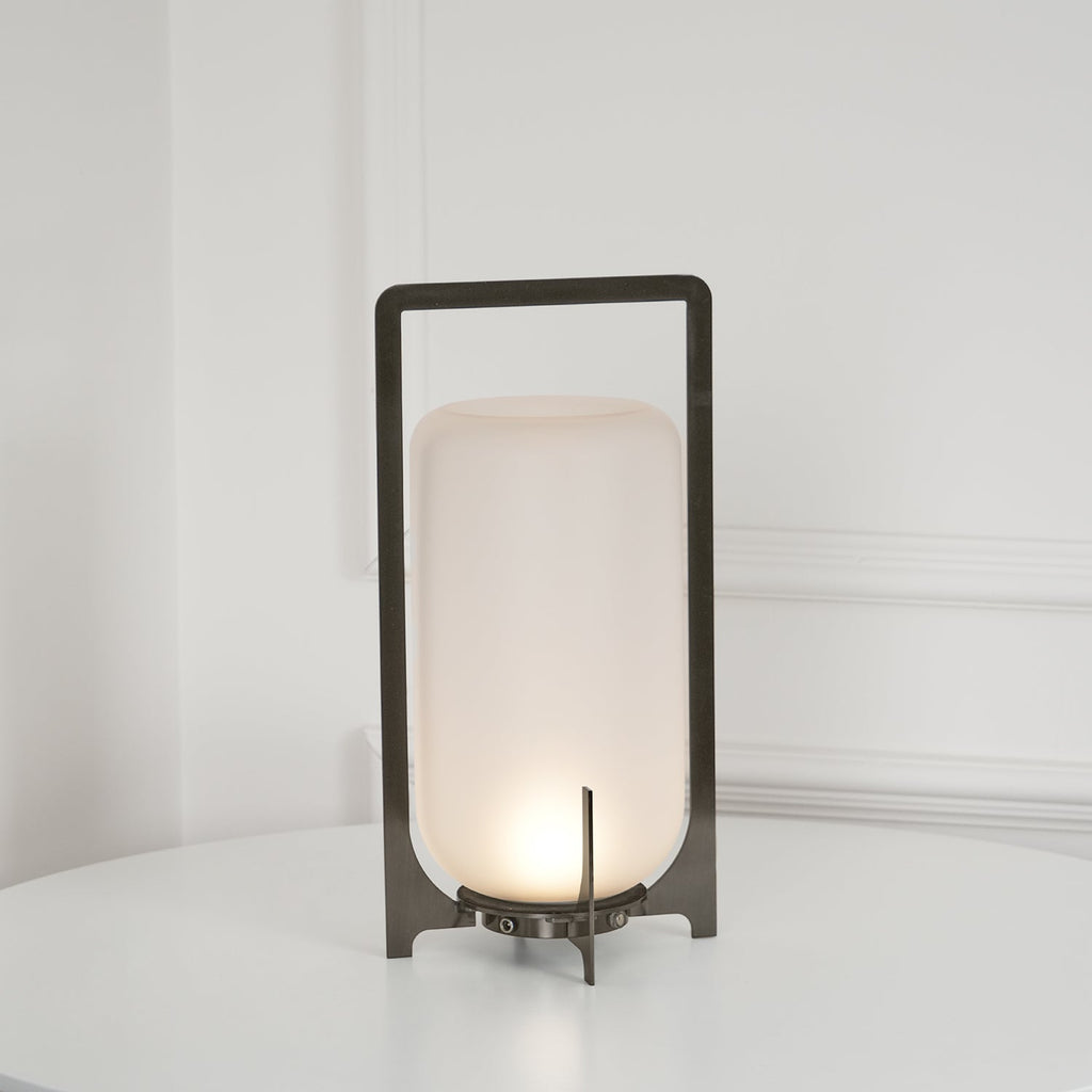 Twilight Sculpted Lantern Lamp