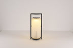 Twilight Sculpted Solar Lantern Lamp
