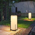 Twilight Sculpted Solar Lantern Lamp