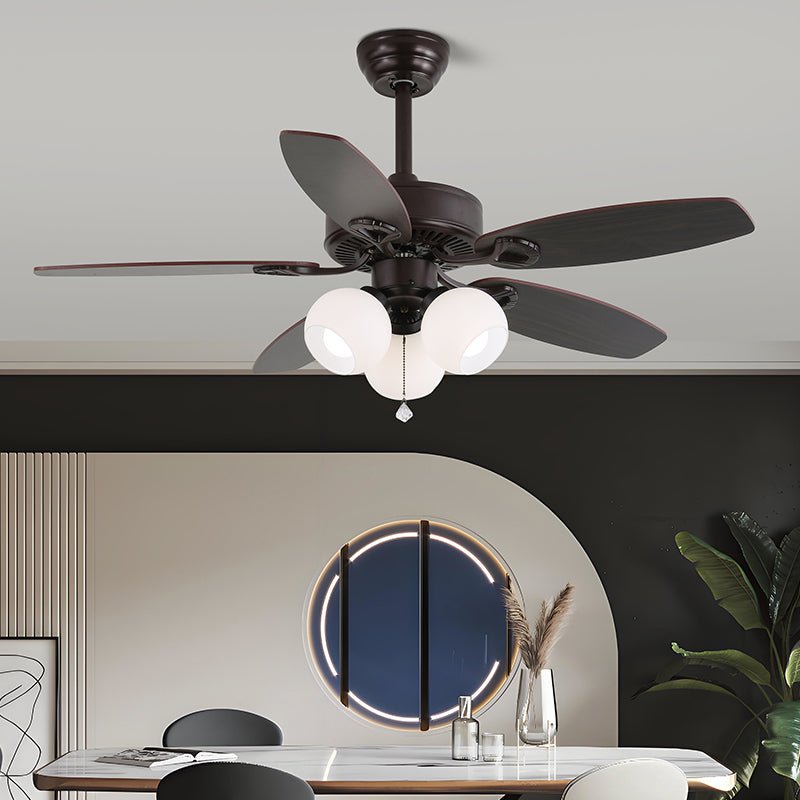 Blossom Breeze Vintage Floral Ceiling Fan Light