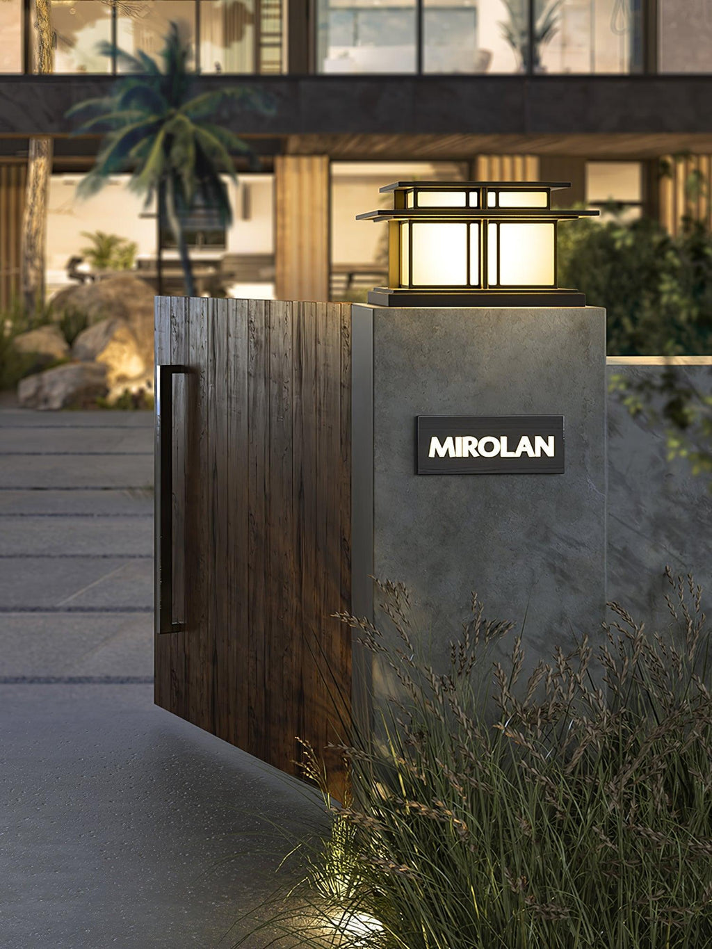 Boilyn Mono Solar Pillar Light