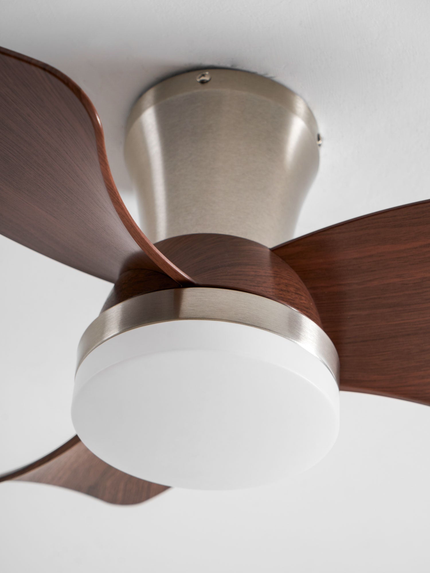 Designer Gold Frame Wood Ceiling Fan Light