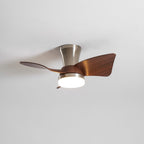 Designer Gold Frame Wood Ceiling Fan Light