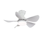 Arilia Modern Walnut Blade Flush Fan Light