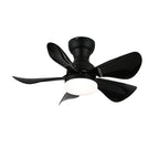 Arilia Modern Walnut Blade Flush Fan Light