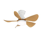 Arilia Modern Walnut Blade Flush Fan Light