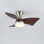 Designer Gold Frame Wood Ceiling Fan Light