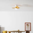 Calix Walnut Woodgrain Ceiling Fan Light