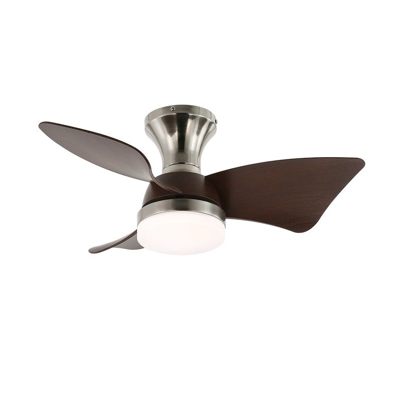 Calix Walnut Woodgrain Ceiling Fan Light