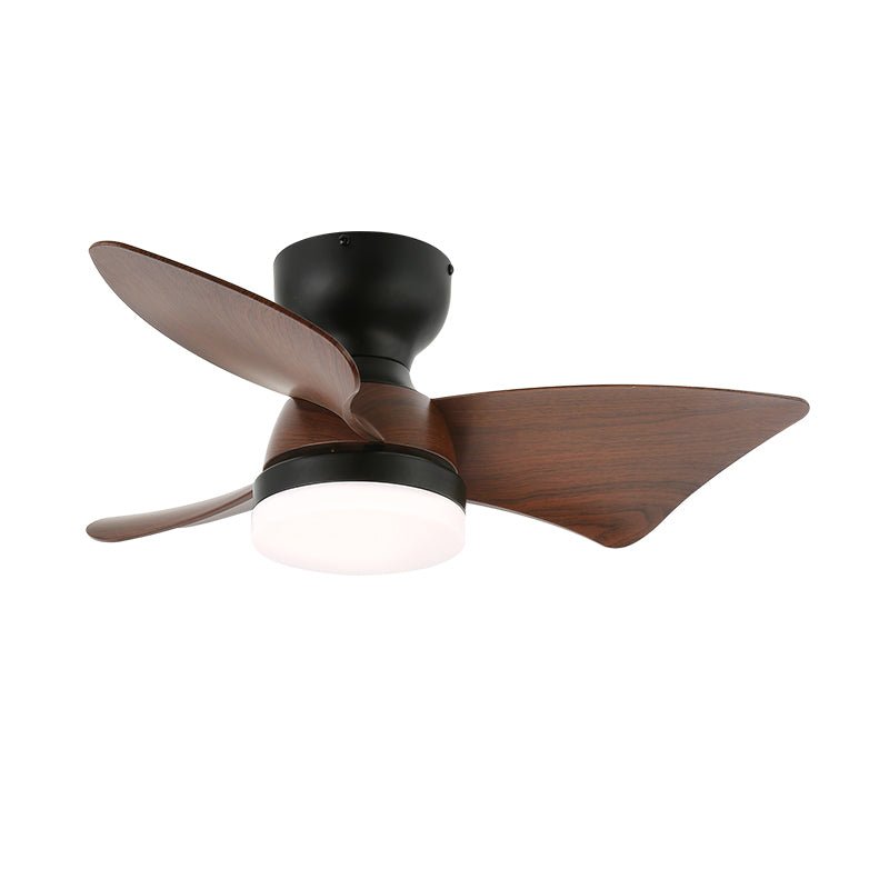 Calix Walnut Woodgrain Ceiling Fan Light