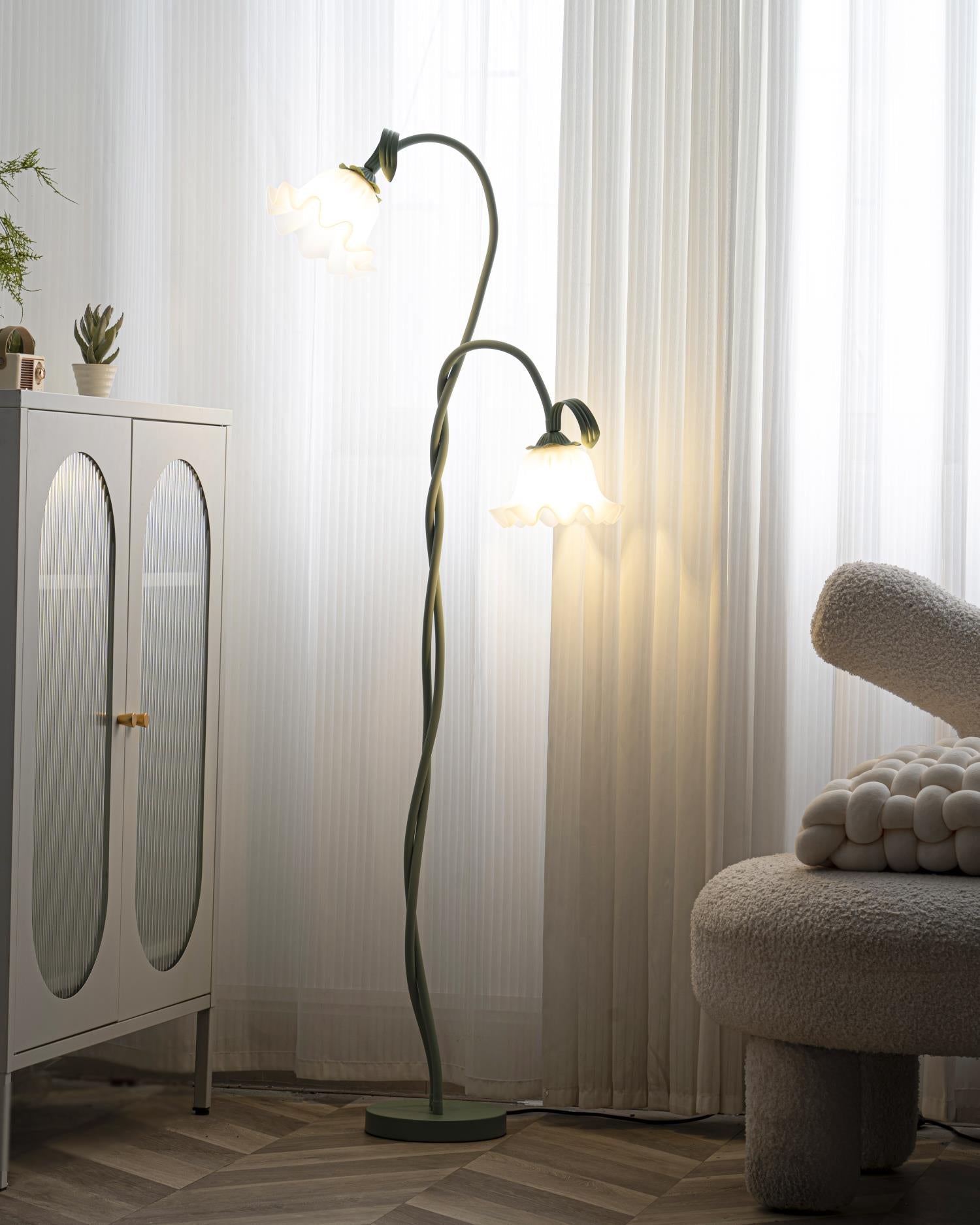 Calla Lily Sculptural Floor Lamp