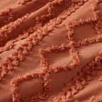 Tufted comforter detail, Caramel