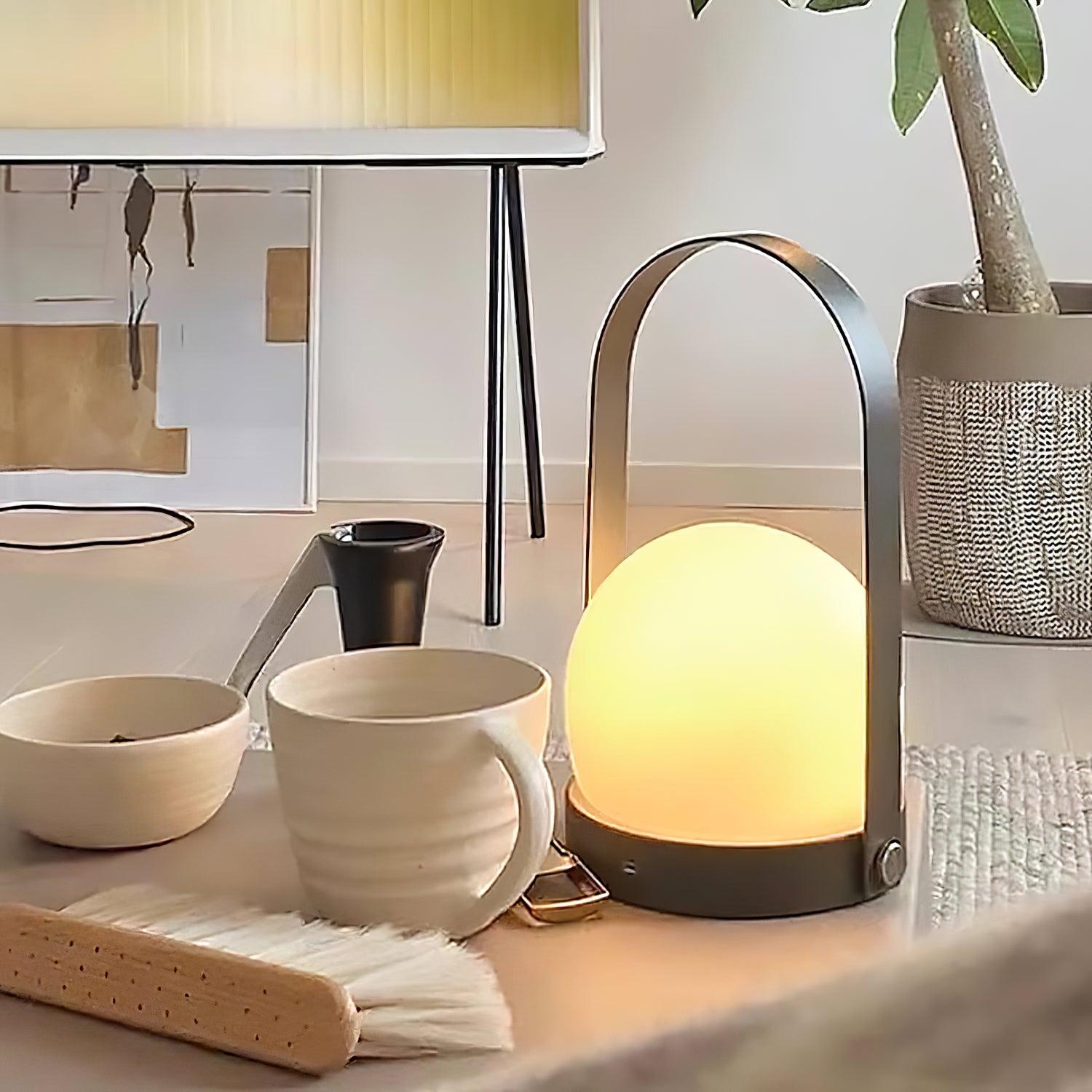 Arc Sculpted Table Lamp