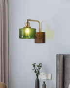 Cavella Fish-Scale Glass Wall Sconce
