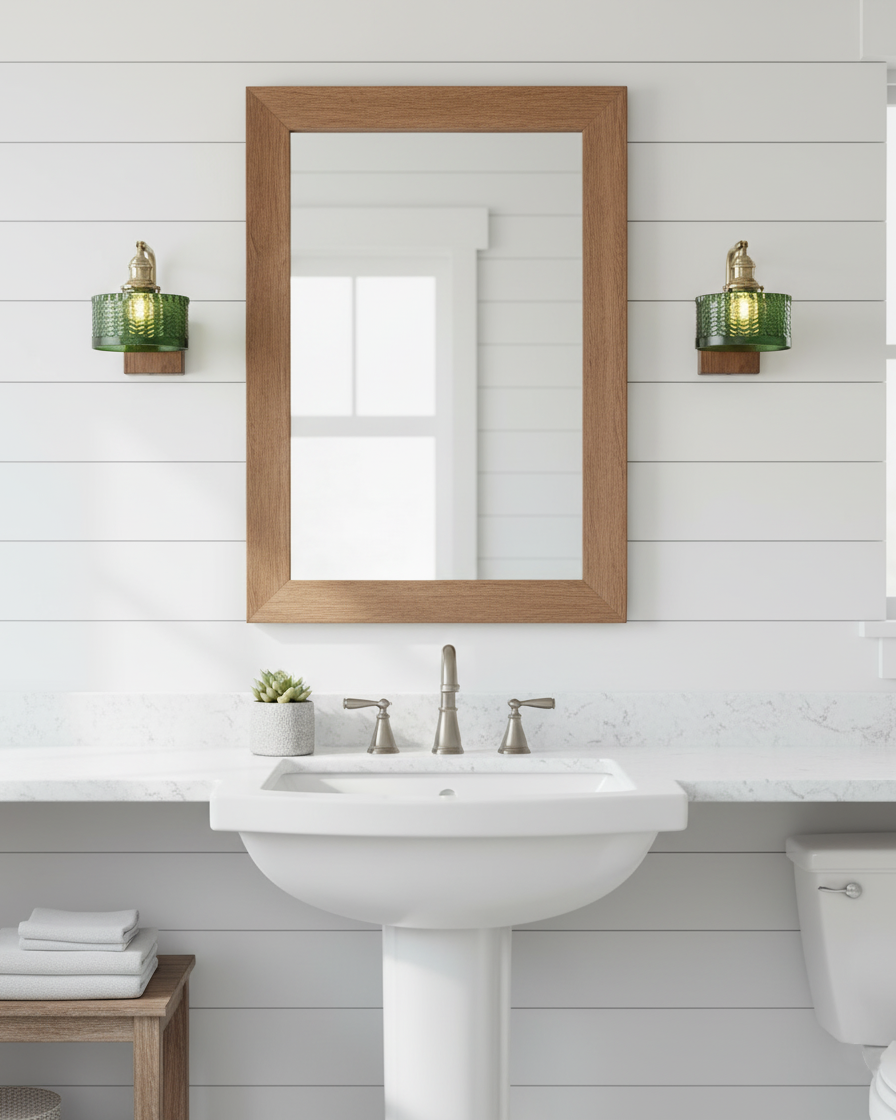 Cavella Fish-Scale Glass Wall Sconce