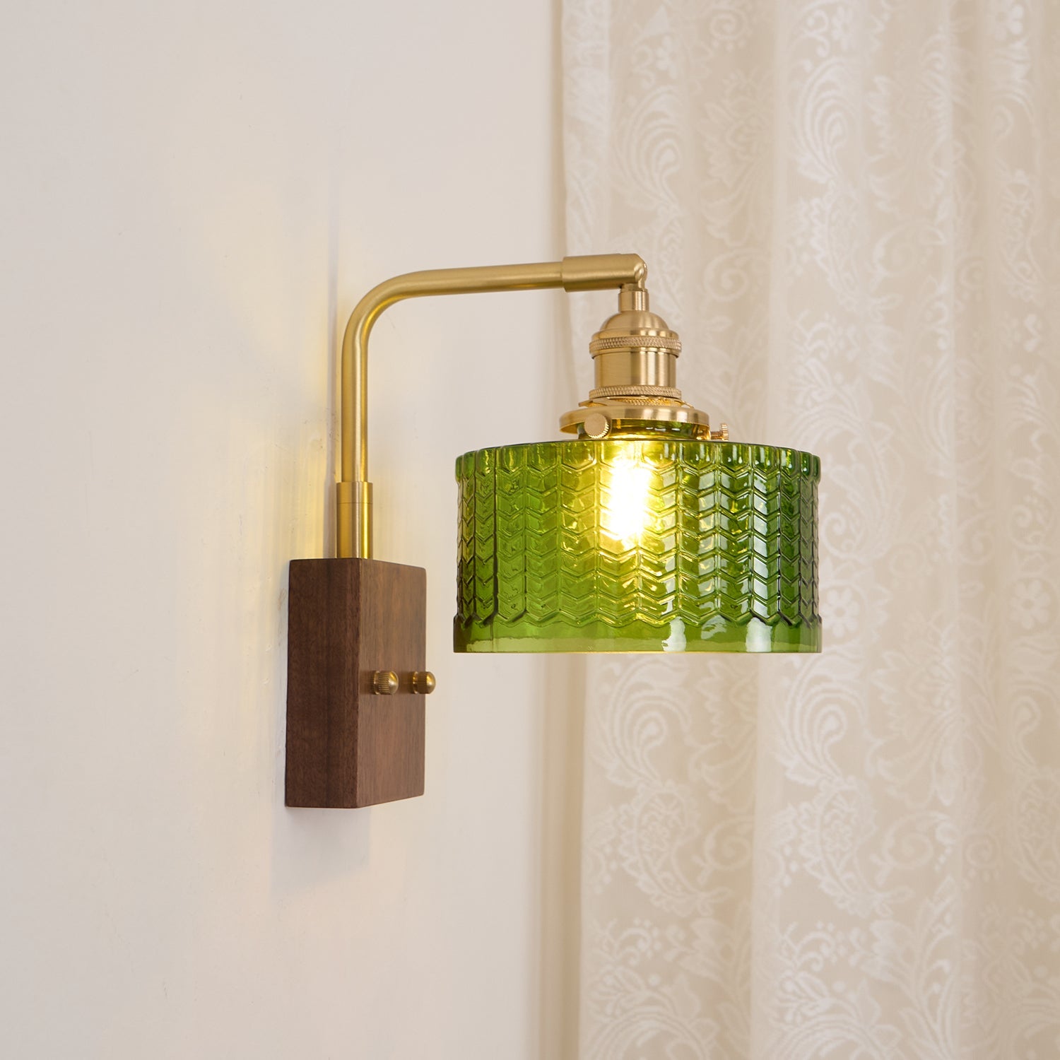 Cavella Fish-Scale Glass Wall Sconce