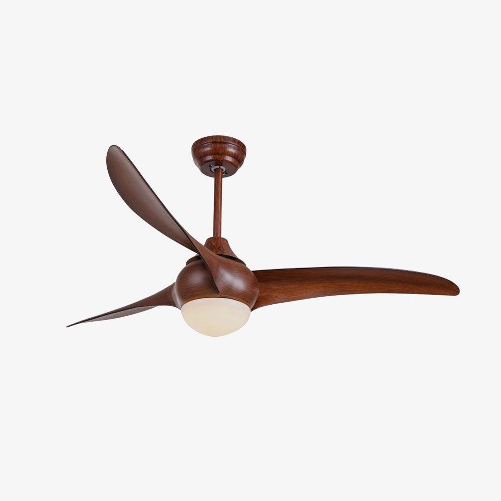 Sophisticated Opal Glass Blade Fan Light