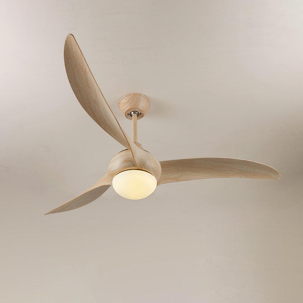 Sophisticated Opal Glass Blade Fan Light