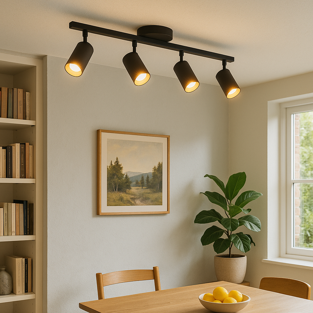 Modern 4 Head Ceiling Light