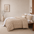 Tufted comforter detail, Khaki