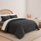 Tufted comforter detail, Dark Grey