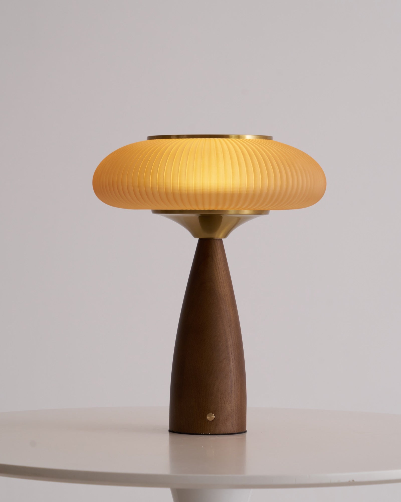 Cielo Arc Wood Table Lamp