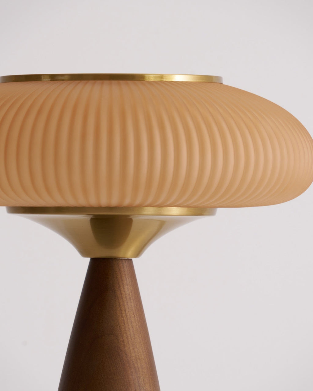 Cielo Arc Wood Table Lamp