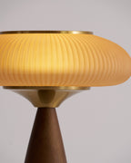 Cielo Arc Wood Table Lamp