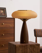 Cielo Arc Wood Table Lamp