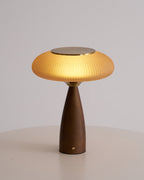 Cielo Arc Wood Table Lamp