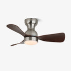 Civico Spin Designer Walnut Ceiling Fan Light