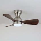 Civico Spin Designer Walnut Ceiling Fan Light