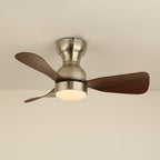 Civico Spin Designer Walnut Ceiling Fan Light