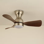 Civico Spin Designer Walnut Ceiling Fan Light