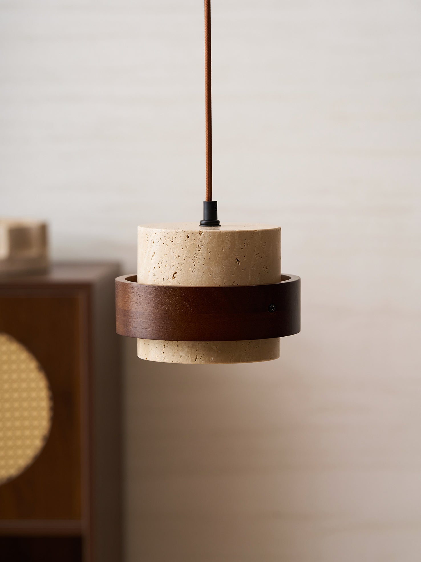 Cole Travertine Pendant Light