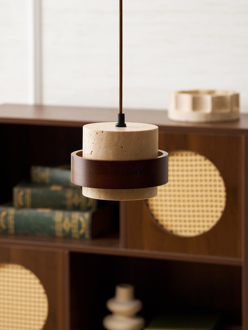 Cole Travertine Pendant Light