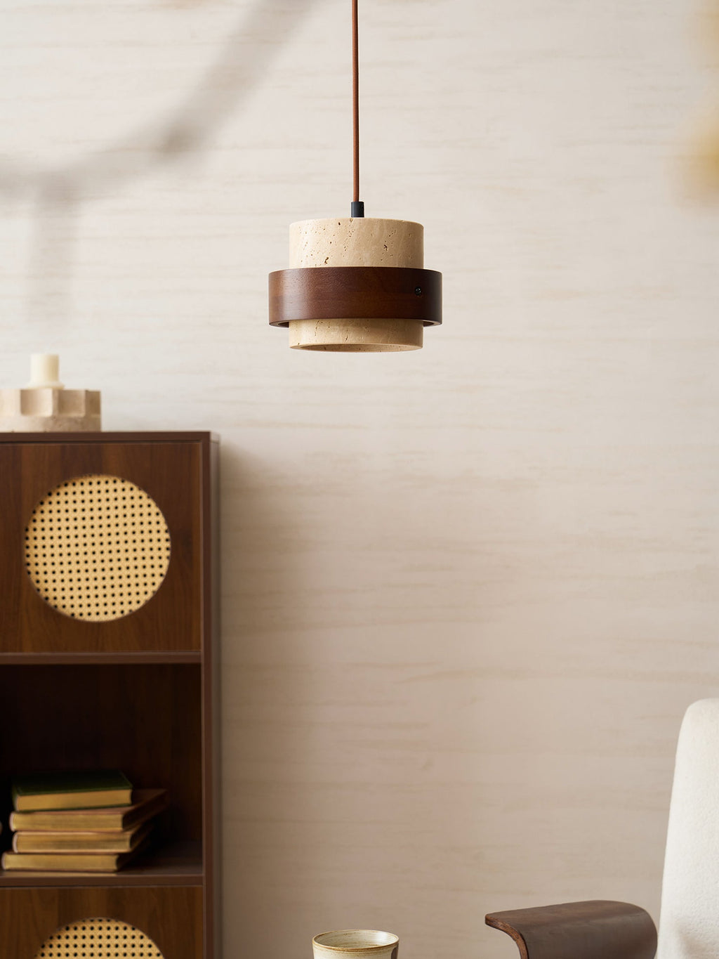 Cole Travertine Pendant Light