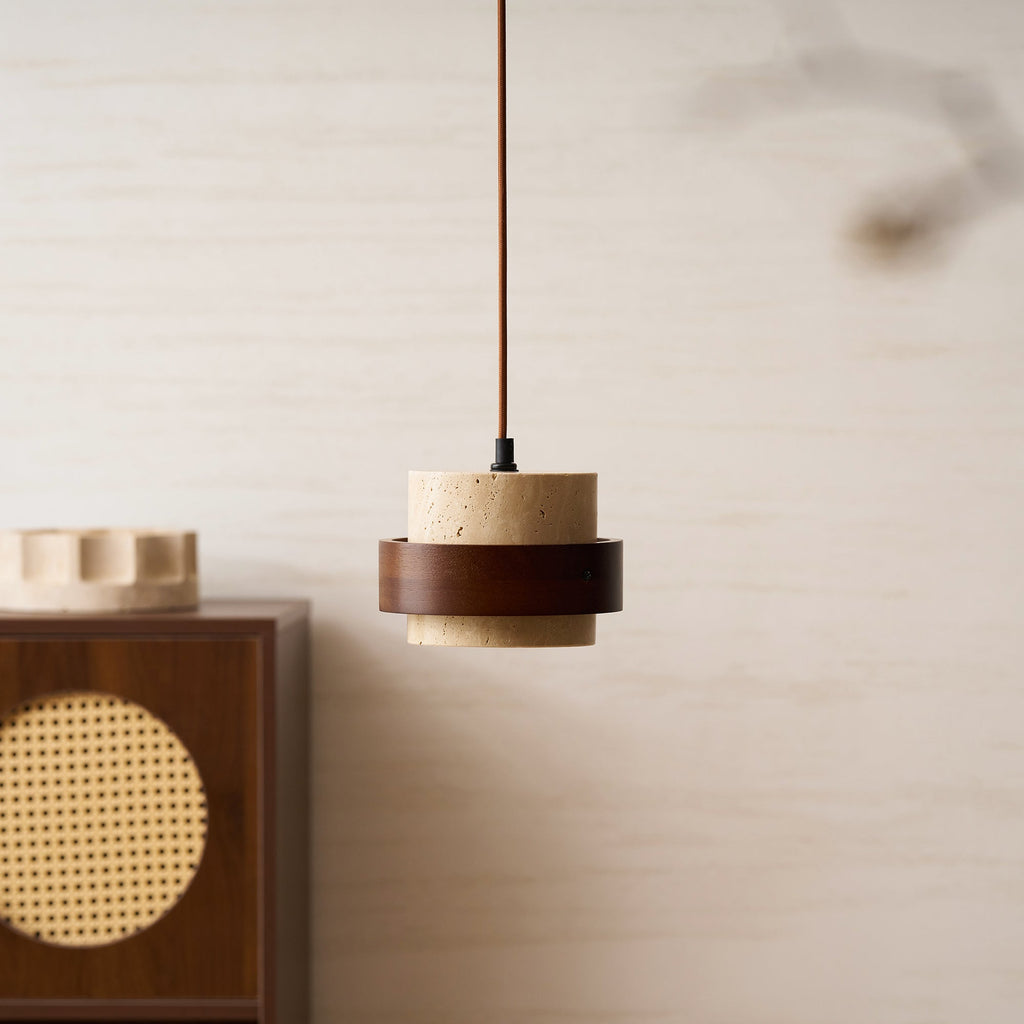 Cole Travertine Pendant Light