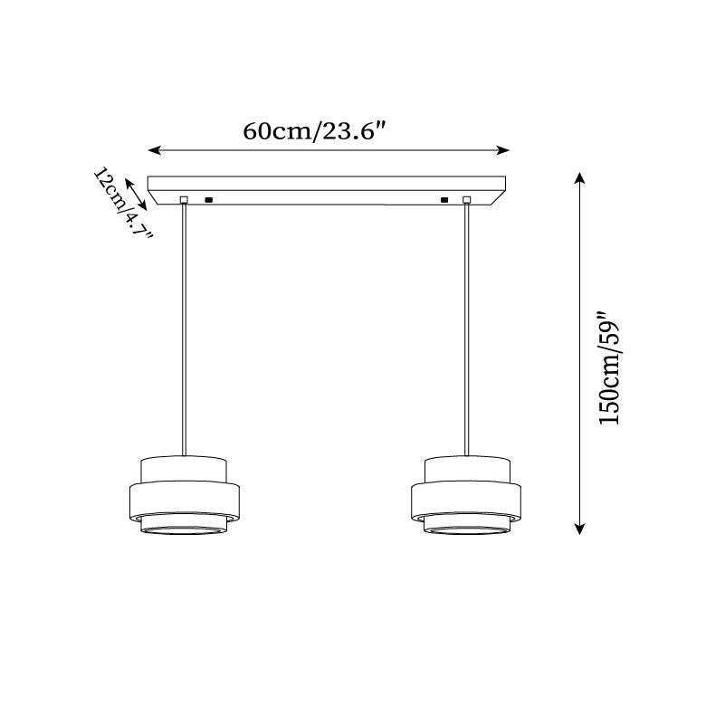 Cole Travertine Pendant Light