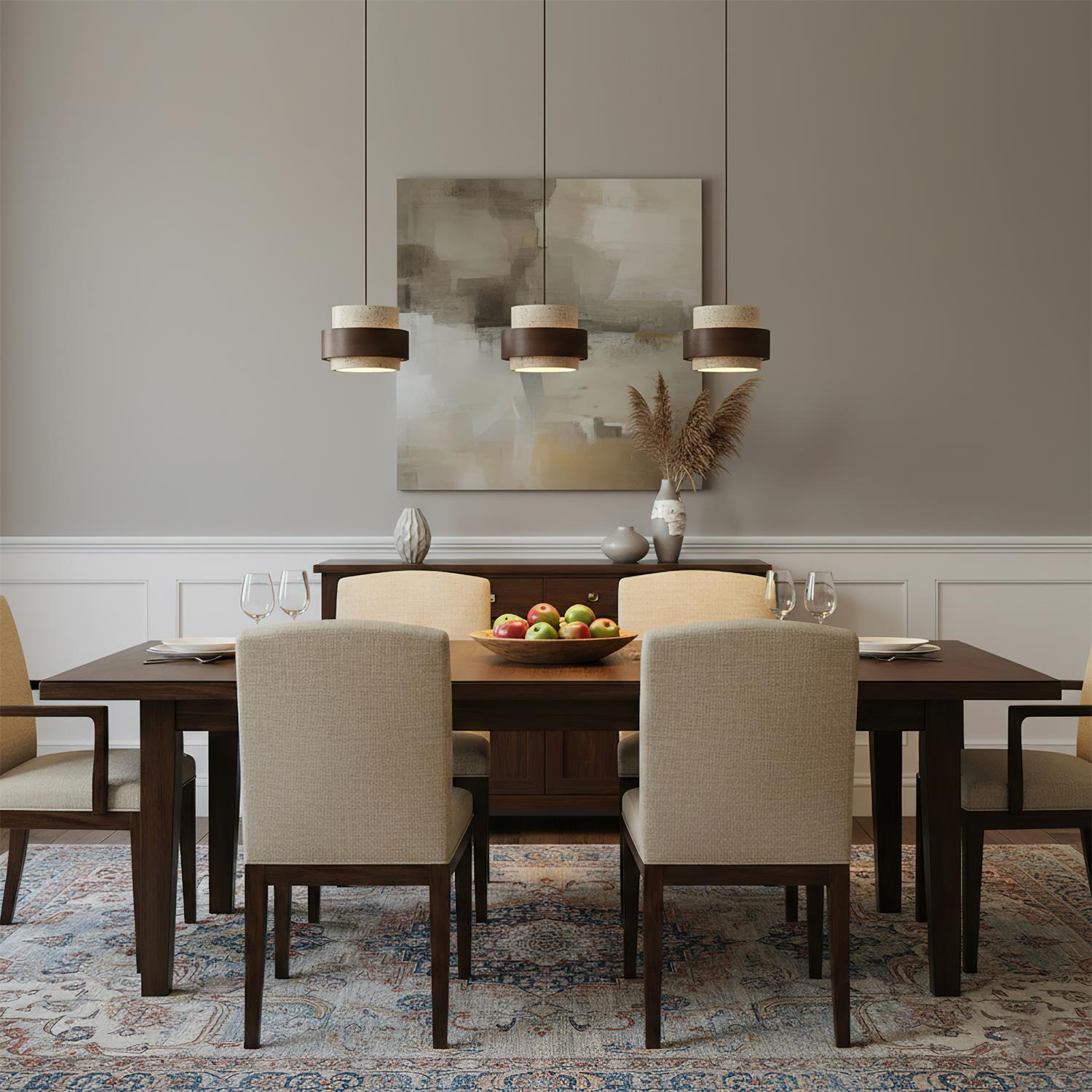 Cole Travertine Pendant Light