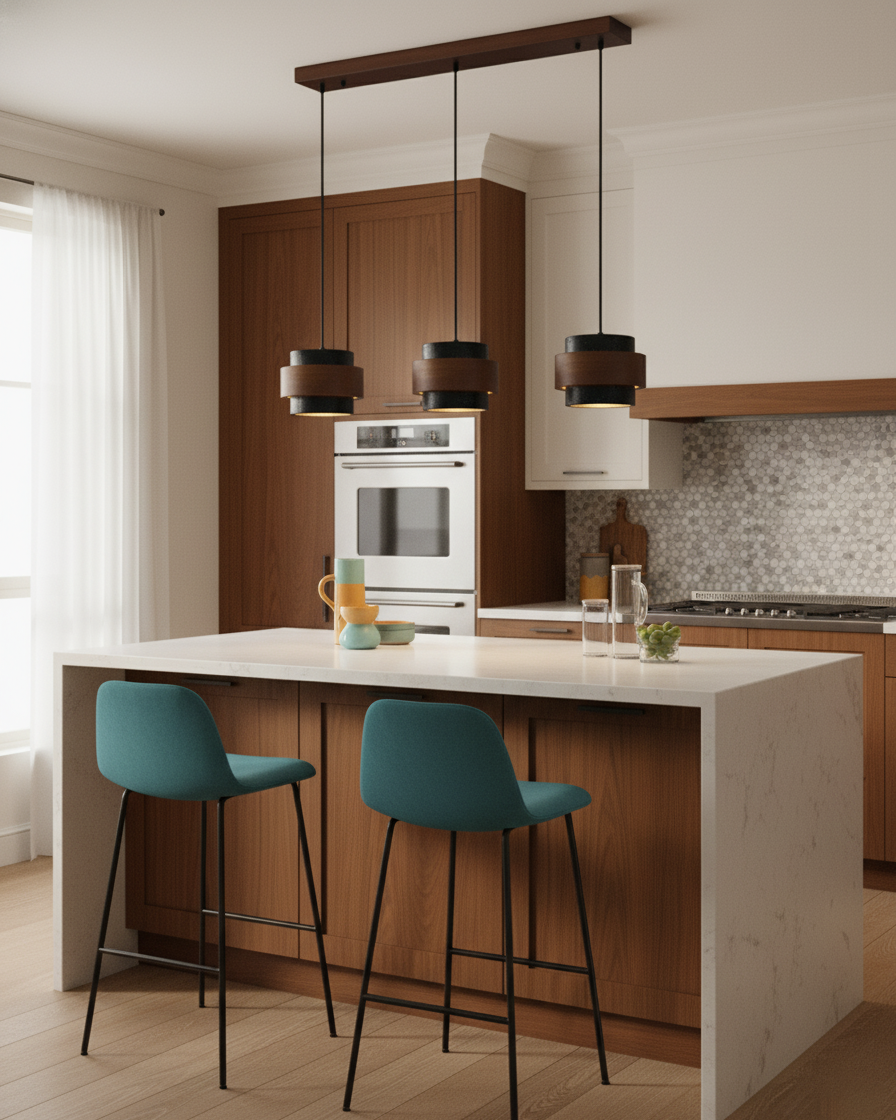 Cole Travertine Pendant Light