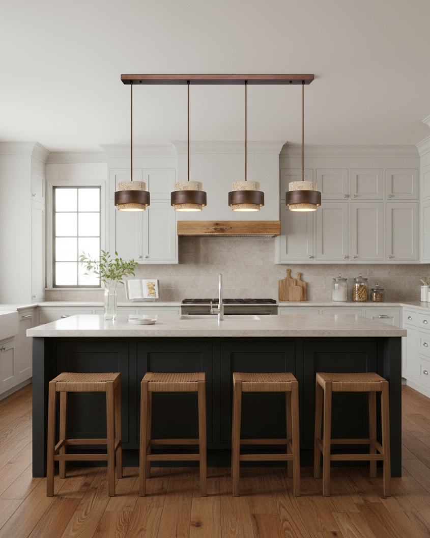 Cole Travertine Pendant Light
